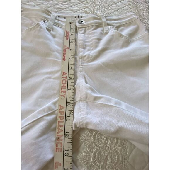 Style & Co Girlfriend Jeans White Midrise Curvy Fit Size 4 - Picture 10 of 11
